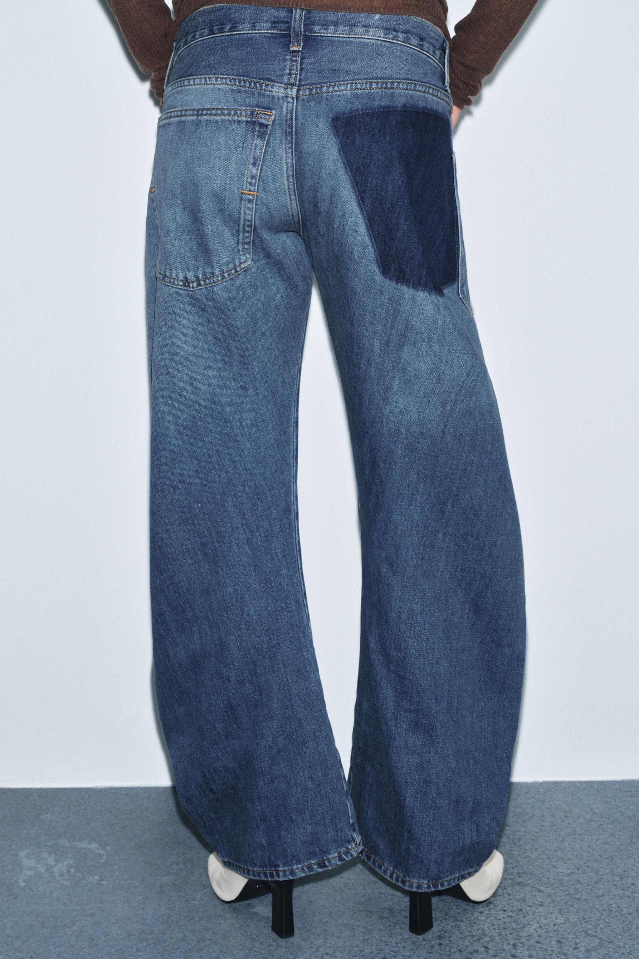 ZW COLLECTION RELAXED LOW-RISE JEANS